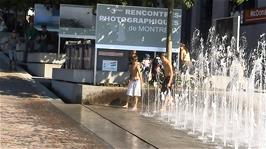 The fountain at Place du Marche, Montreux